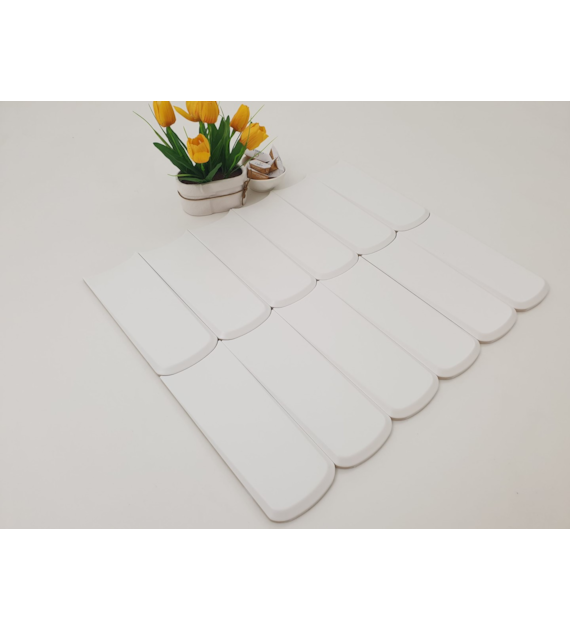 WoW Boho Tear White 10x25 Mat