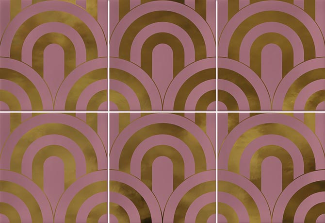 7Vives Takada Marsala Oro 23x33,5
