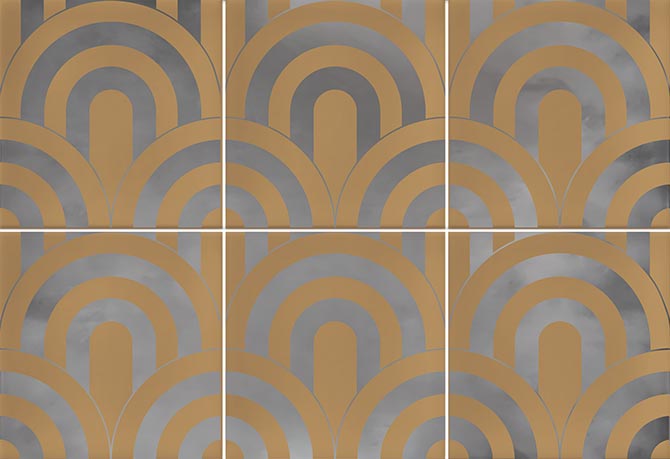 7Vives Takada Caramelo Plata 23x33,5