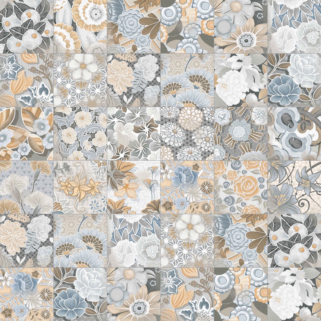 Vives Flore Gris 20x20