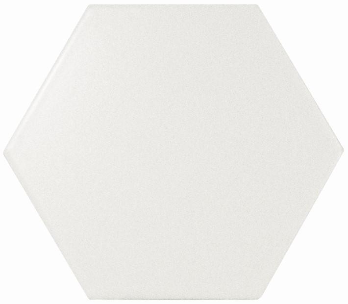 Equipe Scale Hexagon White 12,4x10,7 Matt