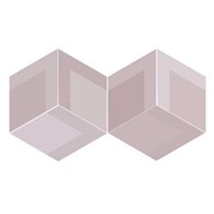 7WoW Flow Diamond Old Rose 14x24 Decor