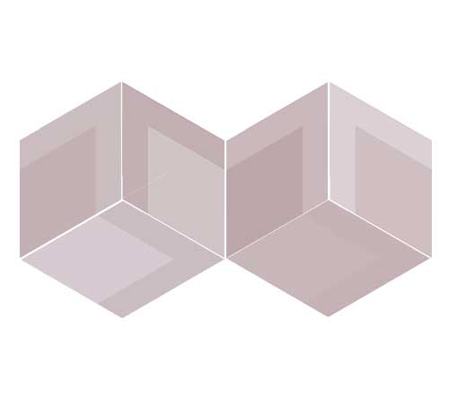 7WoW Flow Diamond Old Rose 14x24 Decor