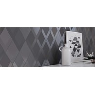WoW Flow Diamond Black 14x24 Decor