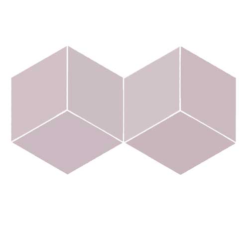 7WoW Flow Diamond Old Rose 14x24