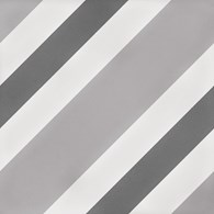 7WoW Cement Pattern Decor Grey 18,5x18,5 Mat