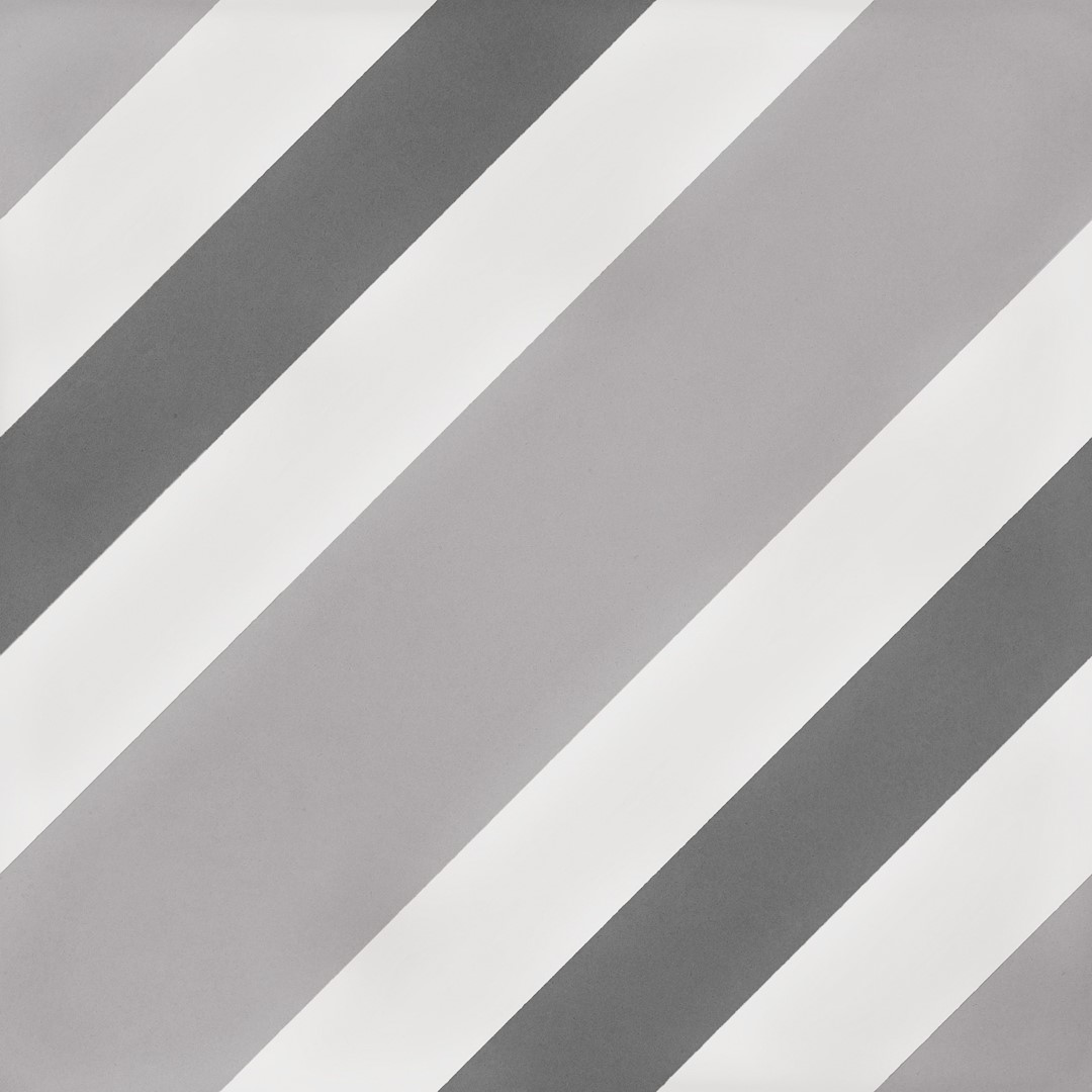7WoW Cement Pattern Decor Grey 18,5x18,5 Mat