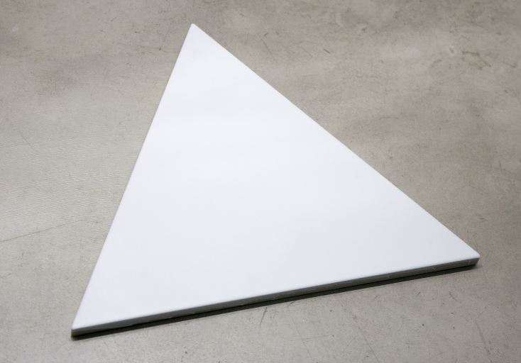 7WoW Triangle Floor Ice White 20x23 Mat