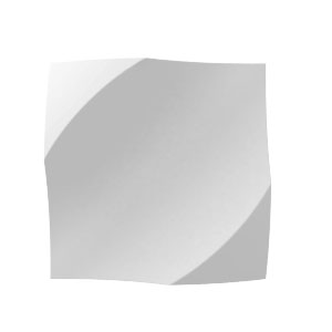 WoW Wave Ice White 12,5x12,5 Mat